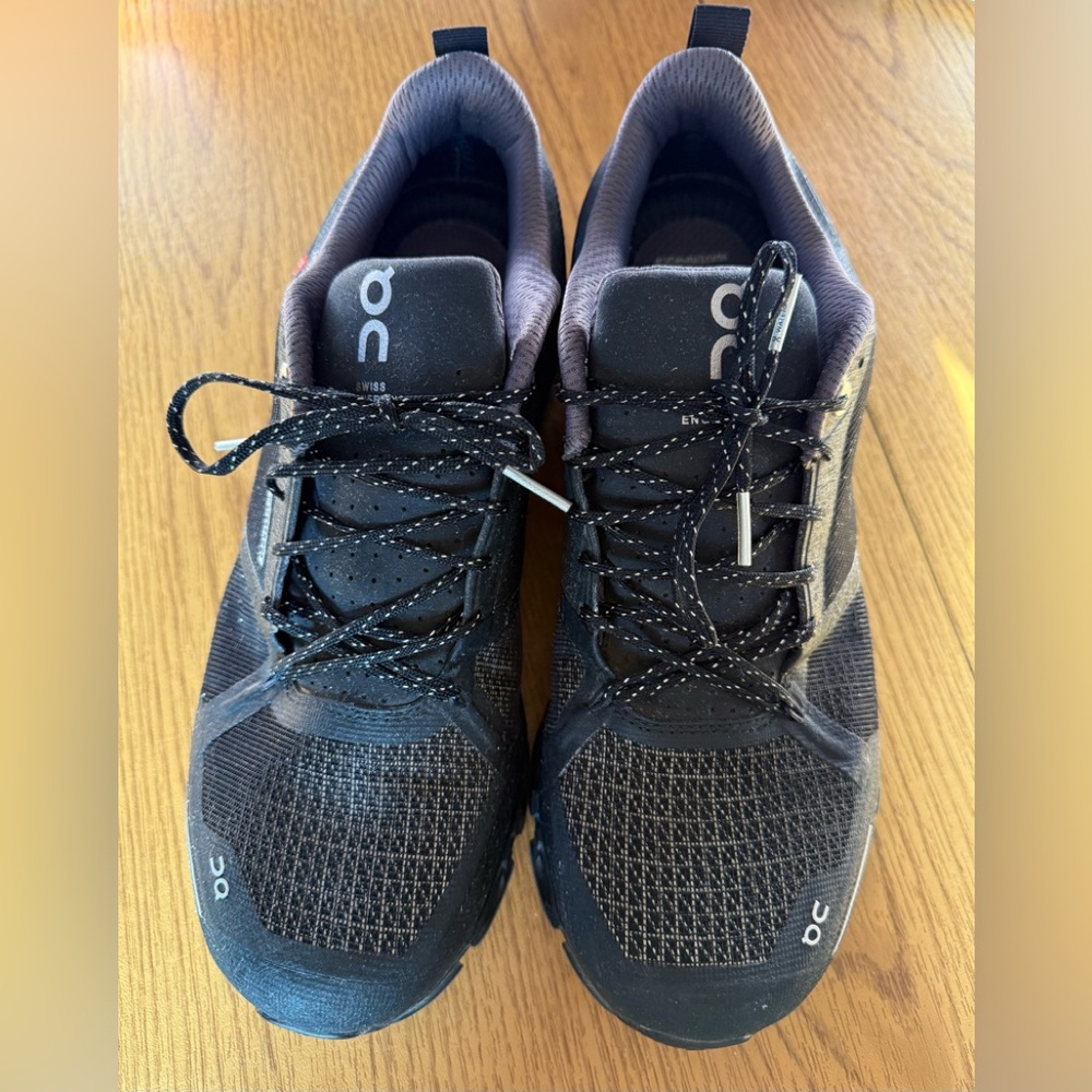 On Running Men's Black Shoes Coud Waterproof